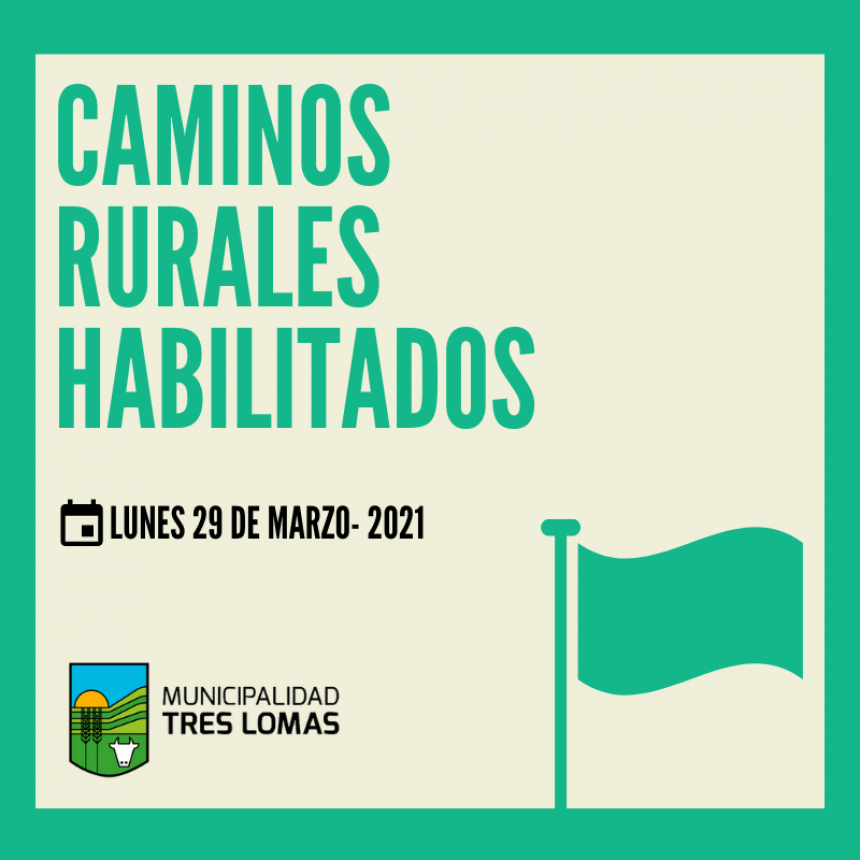 CAMINOS RURALES HABILITADOS