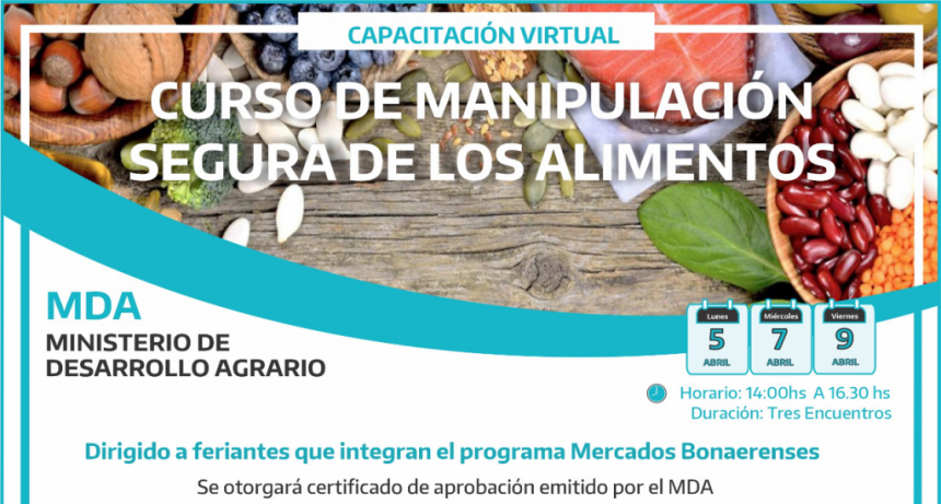 CURSO DE MANIPULACIÓN SEGURA DE ALIMENTOS