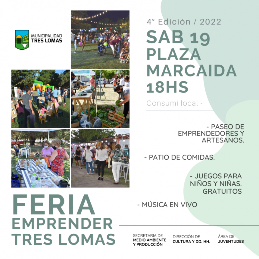 NUEVA EDICIÓN DE LA “FERIA EMPRENDER” EN LA PLAZA MARCAIDA