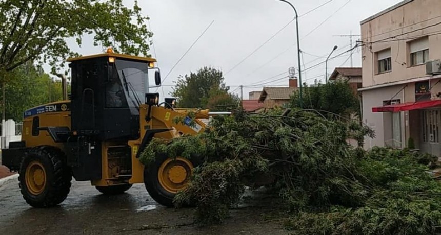 FUERTES VIENTOS AZOTARON LA CIUDAD DE TRES LOMAS