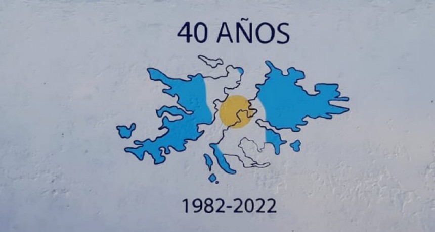 LA UCR INVITA A PARTICIPAR DE LA PRESENTACIÓN DEL MURAL REALIZADO POR LOS 40 AÑOS DE MALVINAS