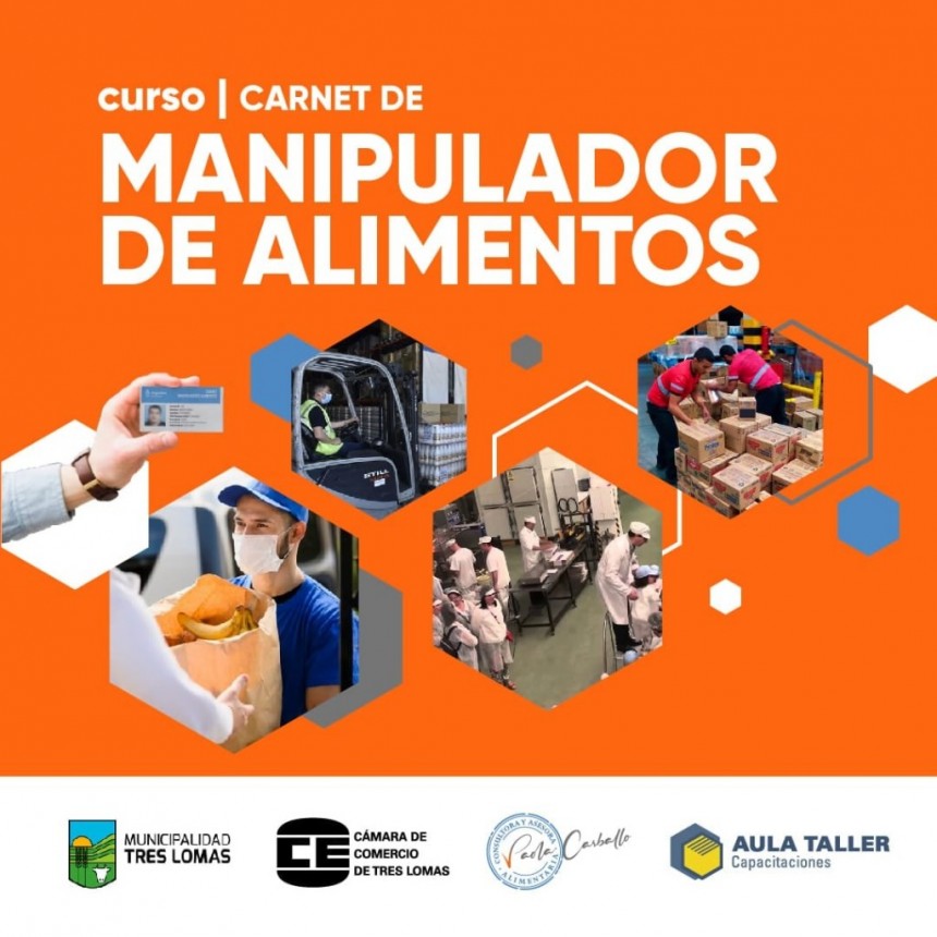 CURSO OFICIAL DE MANIPULACIÓN DE ALIMENTOS - CARNET SANITARIO - DICTADO EN LA CÁMARA DE COMERCIO