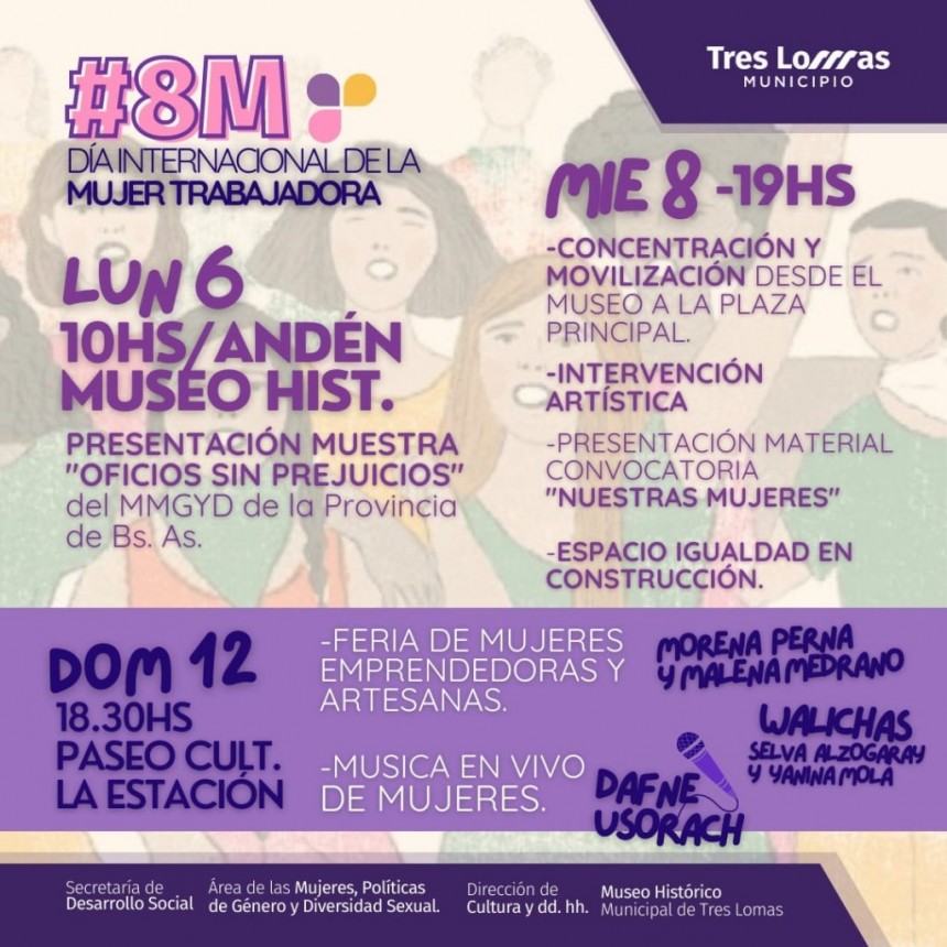 ACTIVIDADES POR EL DÍA DE LA MUJER TRABAJADORA