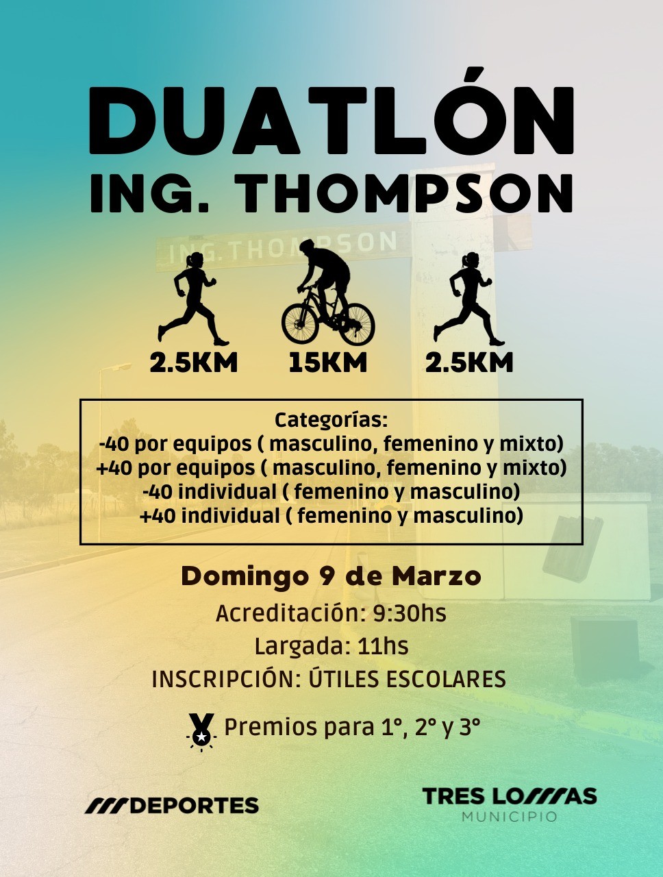 LLEGA UNA NUEVA EDICIÓN DEL DUATLÓN EN INGENIERO THOMPSON