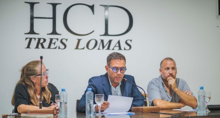 Apertura de periodo de Sesiones Ordinarias 2026: el Intendente Municipal repas&oacute; avances, gestiones y prioridades para Tres Lomas