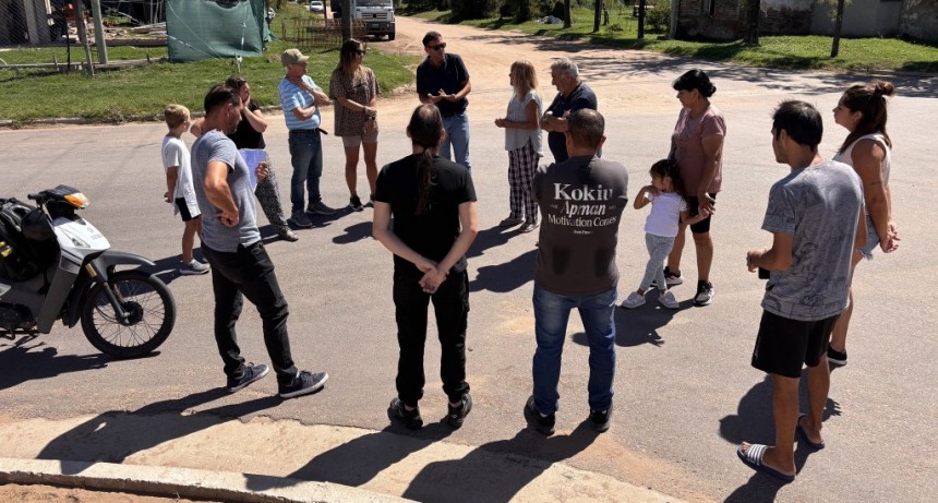 Seguridad vial: encuentro con los vecinos de las calles Ant&aacute;rtida Argentina y Ciudadela