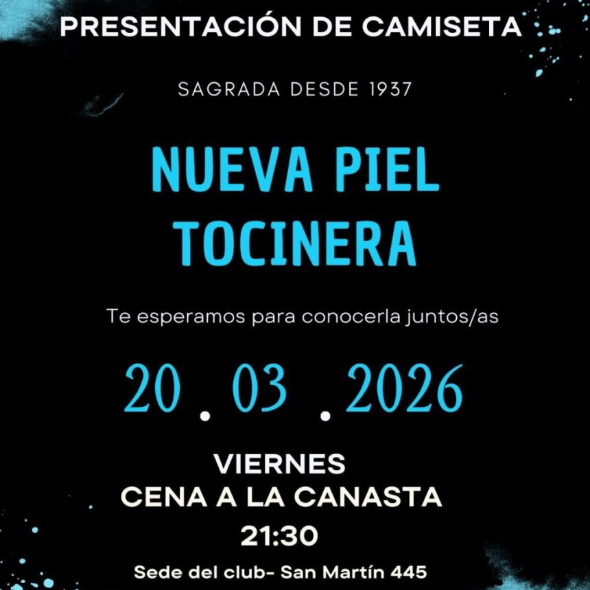 Argentino presenta su nueva camiseta en una noche especial