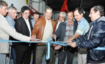 FUE INAUGURADA LA PLANTA EXTRUSORA DE SOJA. NESTOR ALVAREZ: 