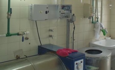 REALIZARON PERFORACION PARA AHORRAR AGUA EN EL USO DE LAVARROPAS INDUSTRIALES
