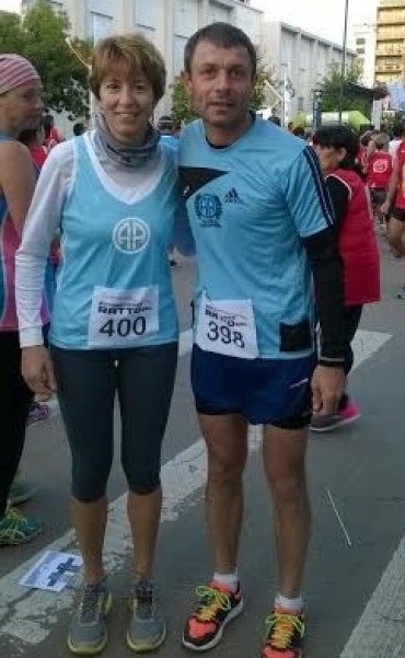 ELITA BELLERA Y JOSE SANCHEZ PARTICIPARON DE LA 32º MARATON A PAMPA TRAVIESA.