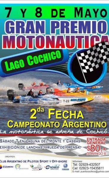 LA MOTONAUTICA LLEGA A COCHICÓ