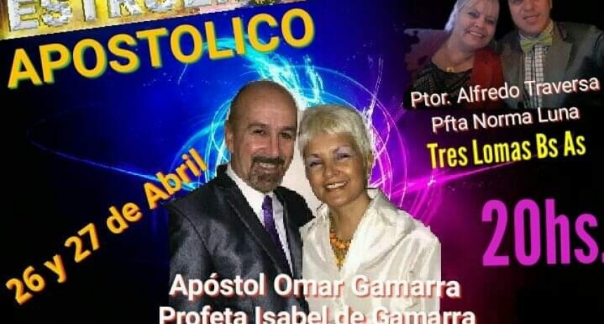 ANUNCIAN LA LLEGADA DE UN PASTOR INTERNACIONAL A TRES LOMAS