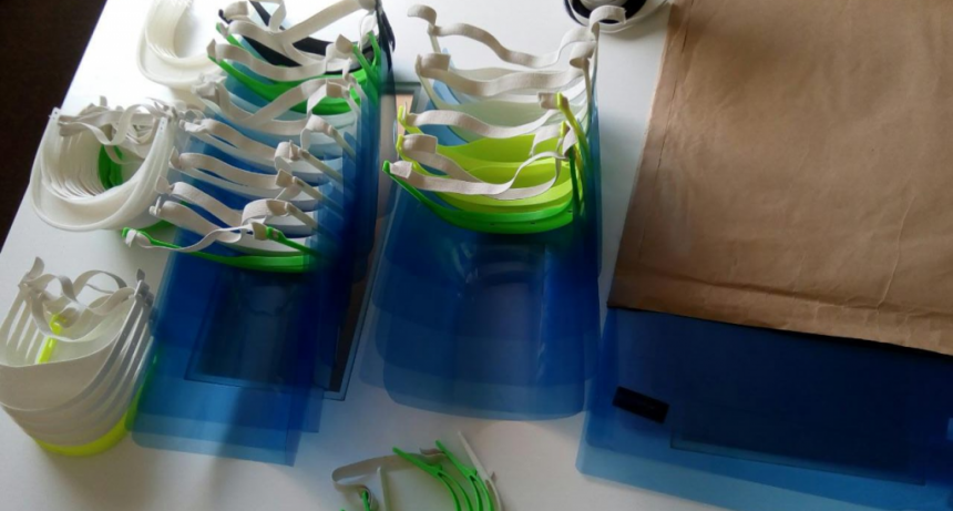 SE ENTREGARON MÁSCARAS FACIALES PARA EL PERSONAL DE SALUD