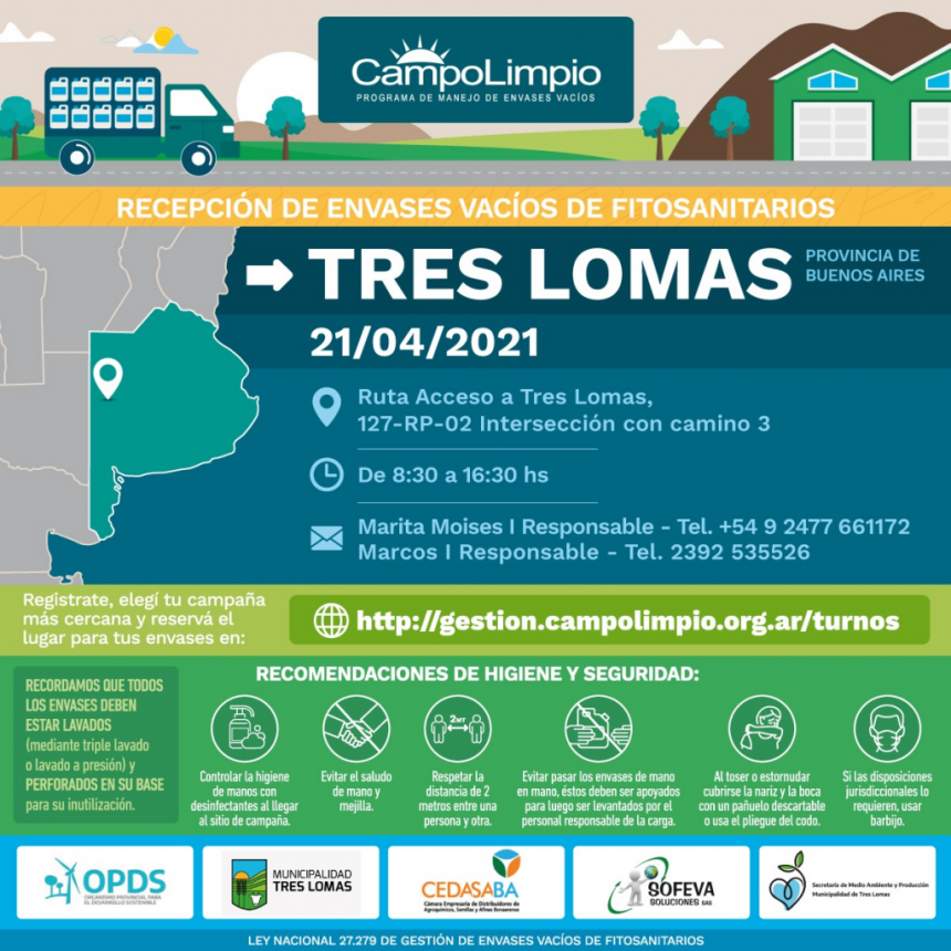 RECEPCIÓN DE ENVASES FITOSANITARIOS