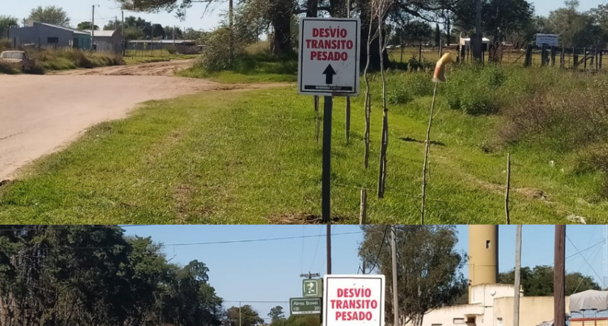 COLOCACIÓN DE CARTELES PARA SEÑALIZACIÓN VIAL