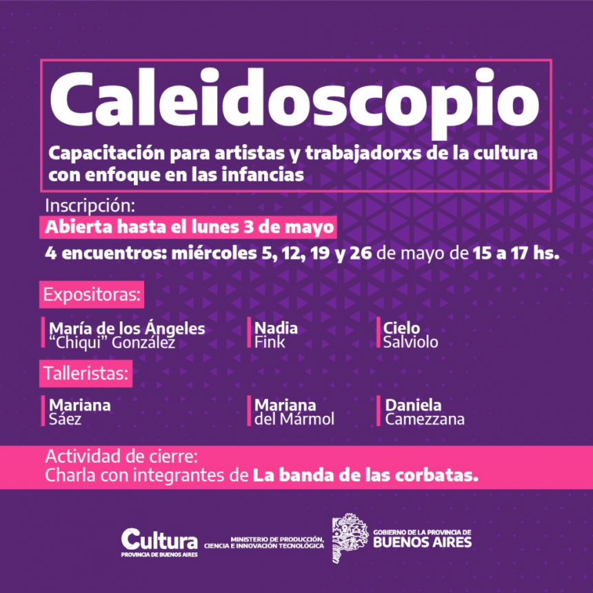 SE ABRE LA CONVOCATORIA A CALEIDOSCOPIO