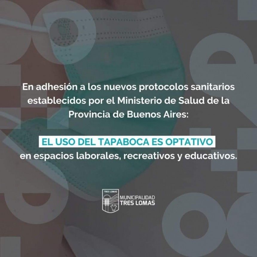 EL USO DEL TAPABOCA YA ES OPTATIVO EN EL DISTRITO