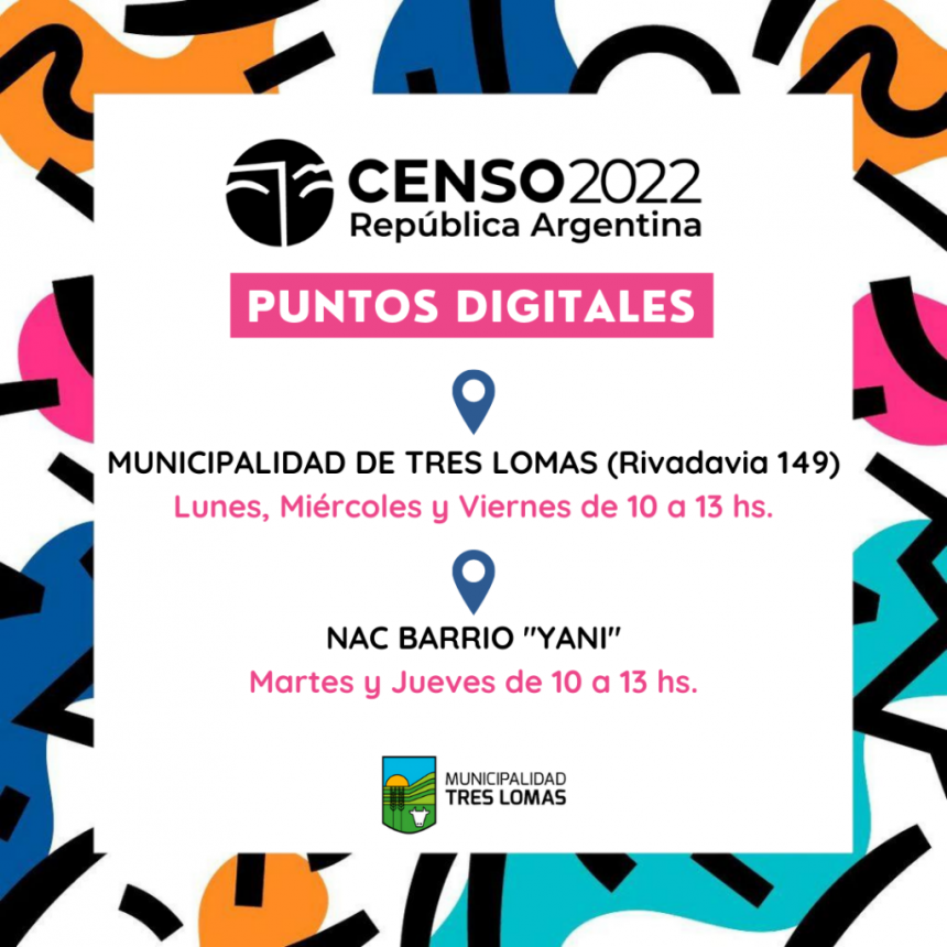 SE ENCUENTRAN A DISPOSICIÓN DIFERENTES PUNTOS PARA REALIZAR EL CENSO DIGITAL
