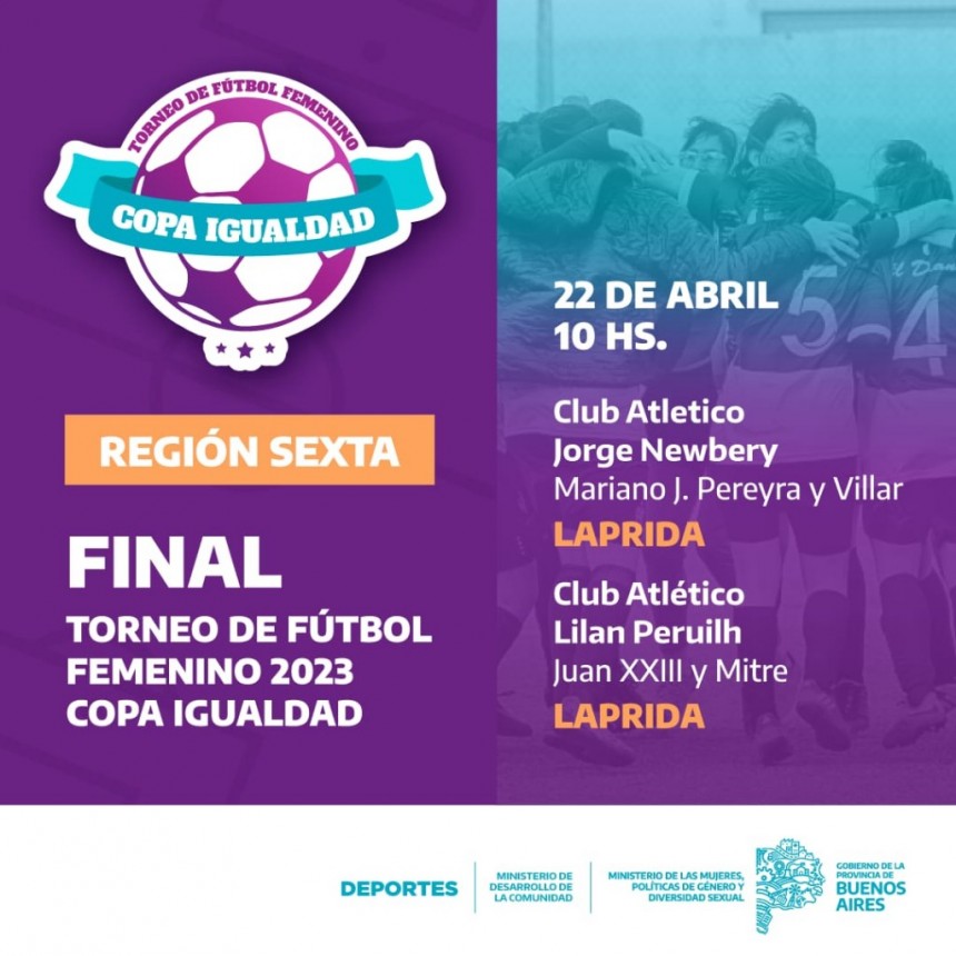 SE DEFINE LA COPA IGUALDAD EN REGIÓN SEXTA