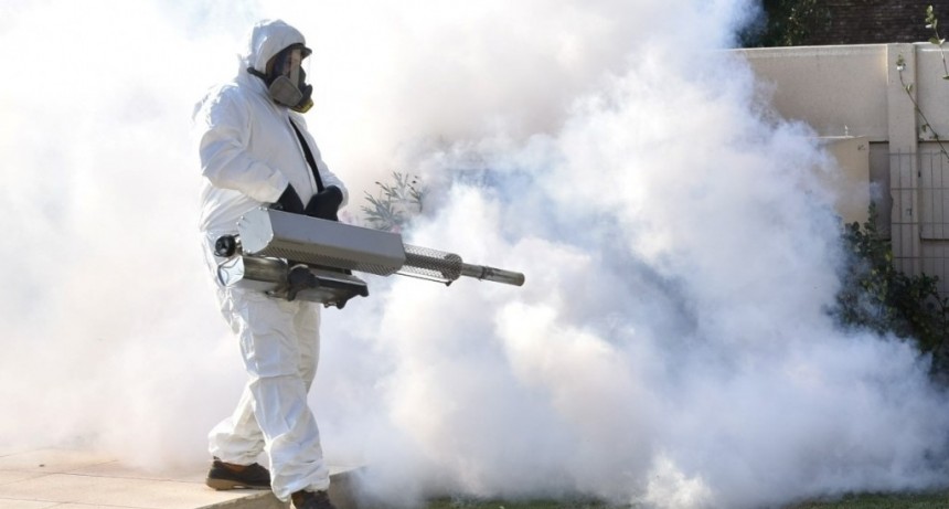 PREVENCIÓN DEL DENGUE: SE REALIZARON TRABAJOS DE FUMIGACIÓN EN TODO EL DISTRITO