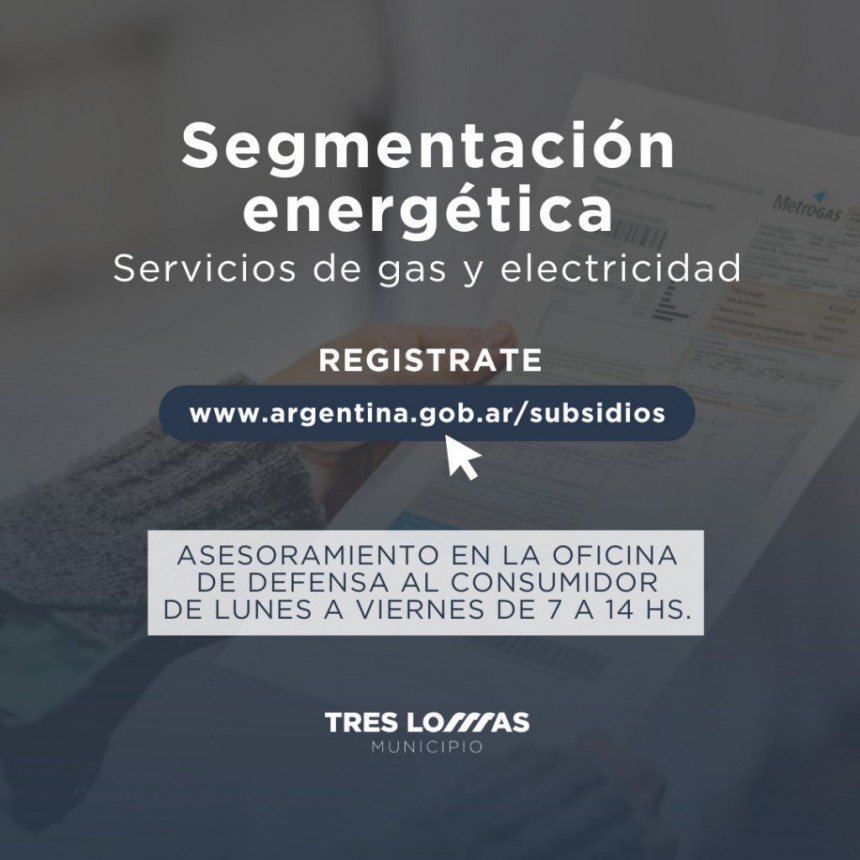 SEGMENTACIÓN ENERGÉTICA DE LOS SERVICIOS DE GAS Y ELECTRICIDAD