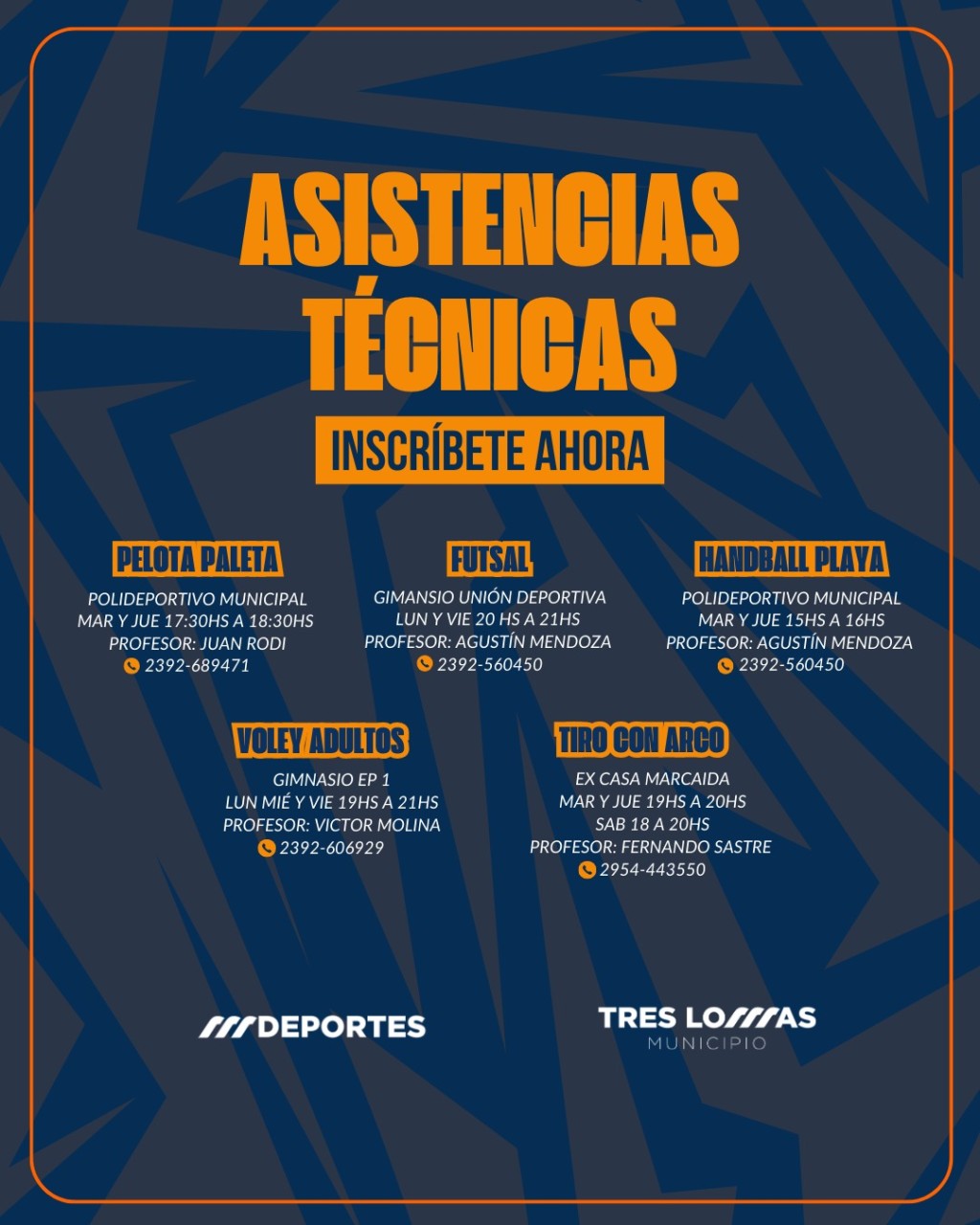 Se encuentran abiertas las inscripciones para las asistencias t&eacute;cnicas deportivas