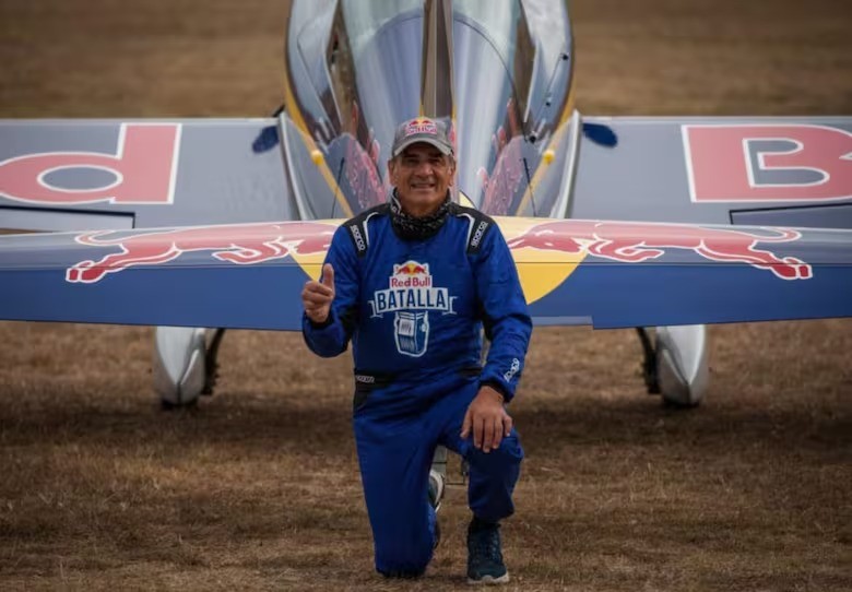 Jorge Malatini con sus acrobacias a&eacute;reas estar&aacute; el domingo en el Aeroasado