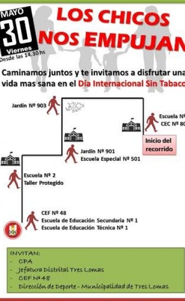 CAMINATA POR EL DIA INTERNACIONAL SIN TABACO