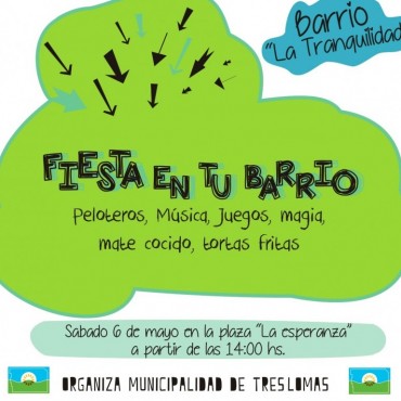 EL SÁBADO COMIENZA EL CICLO “FIESTA EN TU BARRIO”
