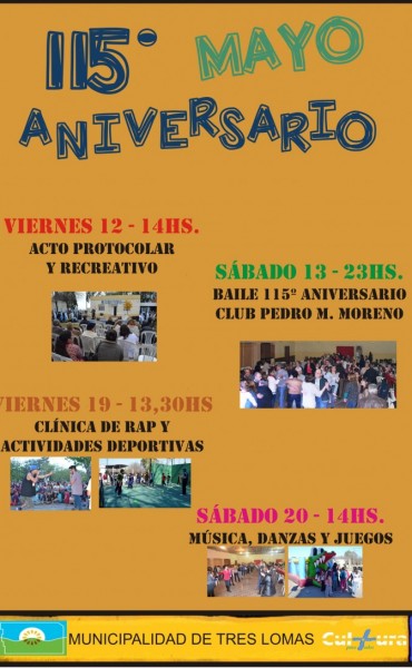 ACTIVIDADES POR EL 115º ANIVERSARIO DE INGENIERO THOMPSON