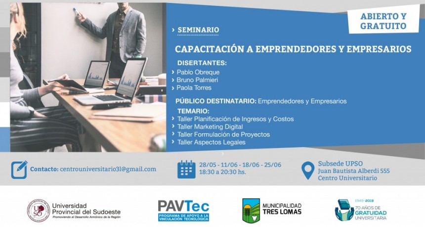 DICTARAN CAPACITACION PARA EMPRENDEDORES Y EMPRESARIOS