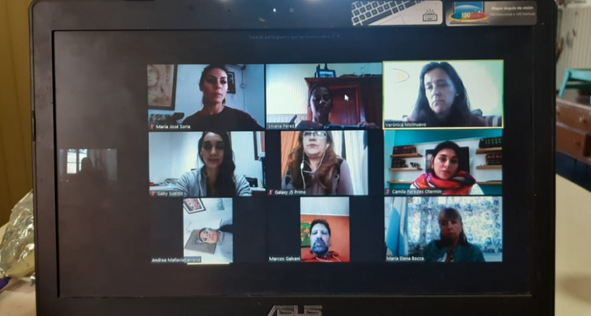 GABRIELA SUELDO PARTICIPÓ DE UNA VIDEOCONFERENCIA CON REPRESENTANTES DEL BARLOVENTO