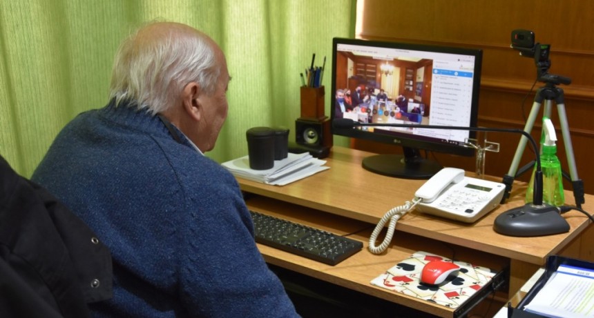 NUEVA REUNIÓN VIRTUAL DEL INTENDENTE CON EL GOBERNADOR