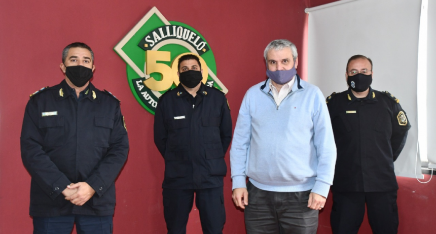 EL INTENDENTE RECIBIÓ A LAS AUTORIDADES DE LAS FUERZAS DE SEGURIDAD