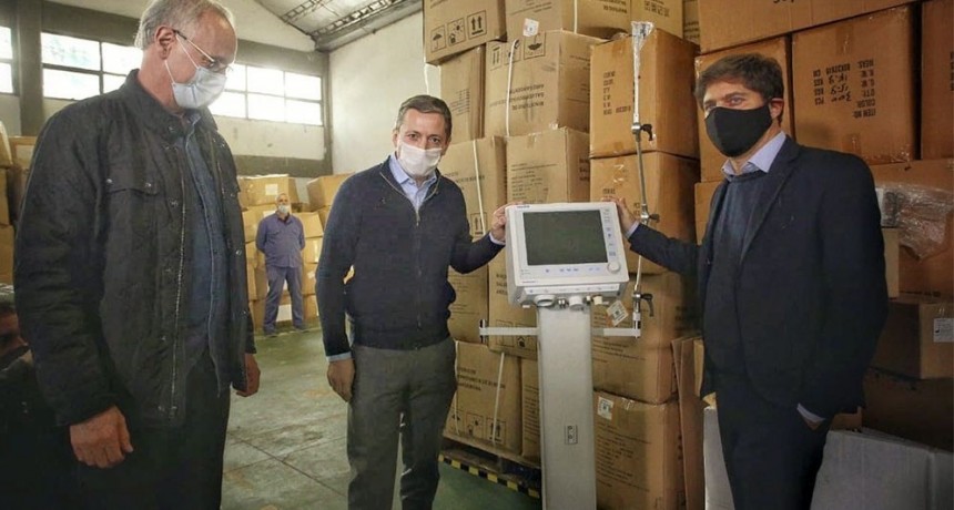 La provincia de Buenos Aires ya entregó 490 respiradores nuevos