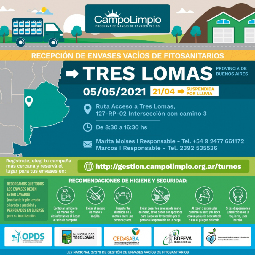 RECEPCIÓN DE ENVASES FITOSANITARIOS