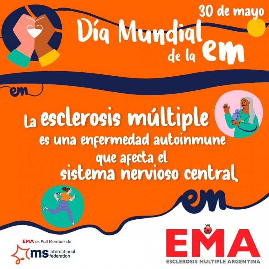 30 DE MAYO: DÍA DE LA ESCLEROSIS MÚLTIPLE.