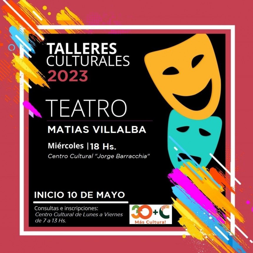 MATIAS VILLALBA PONDRÁ EN MARCHA EL TALLER DE TEATRO EN EL CENTRO CULTURAL “JORGE BARRACCHIA”