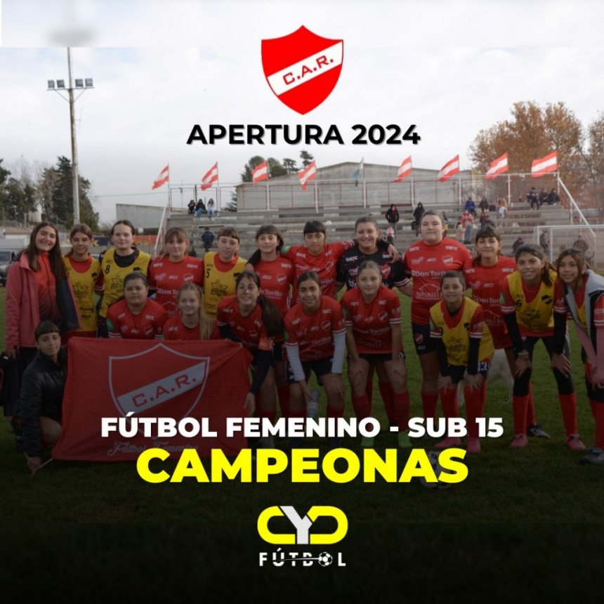 LAS PIBAS DEL SUB 15 DE CECIL A. ROBERTS SE CONSAGRARON CAMPEONAS DEL APERTURA 2024