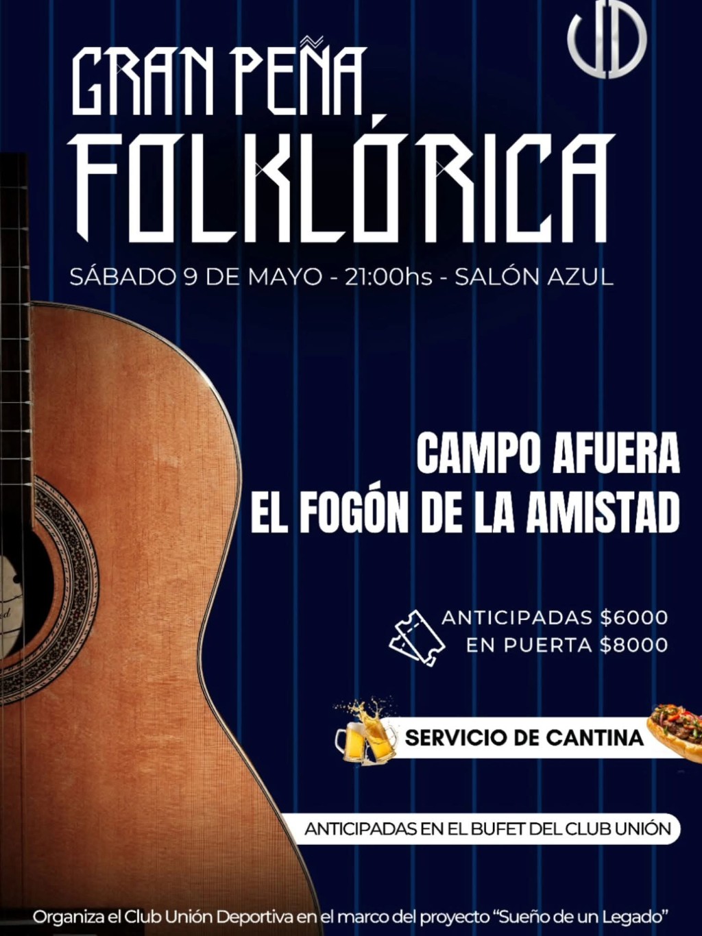 Gran Pe&ntilde;a Folkl&oacute;rica en el Club Uni&oacute;n Deportiva