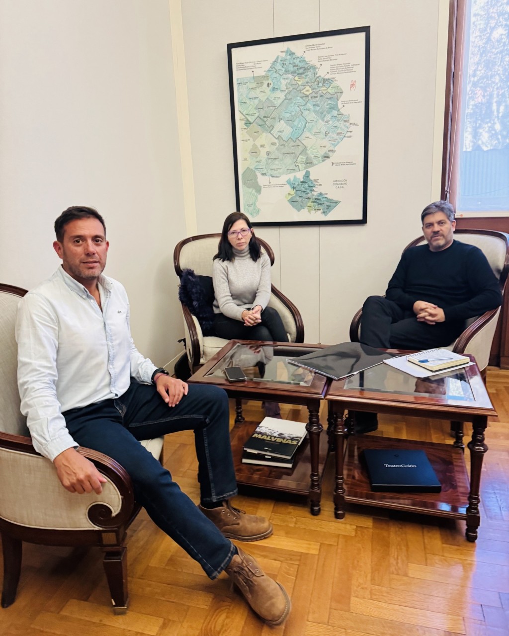 Gestiones en La Plata del Intendente Municipal