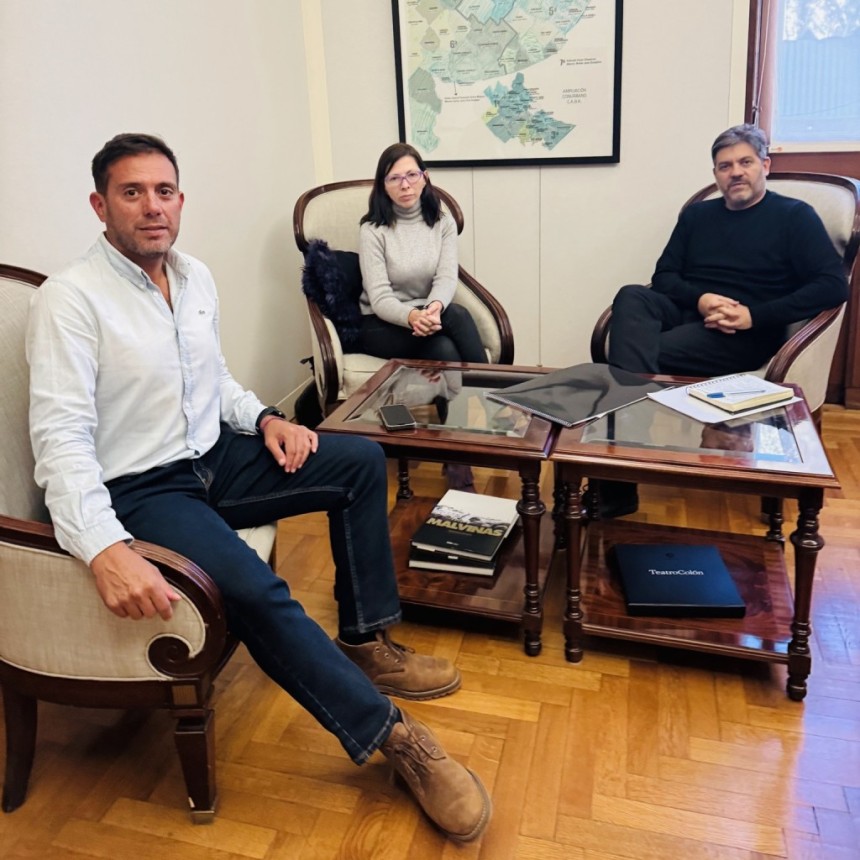 Gestiones en La Plata del Intendente Municipal