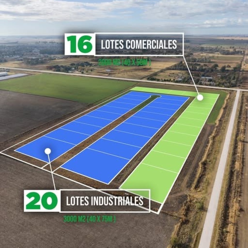 Ya se encuentran a la venta los lotes del Polo Industrial, Comercial y de Servicios