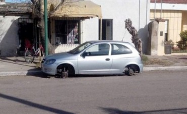 DOS DETENIDOS Y UN PRÓFUGO POR EL ROBO DE RUEDAS