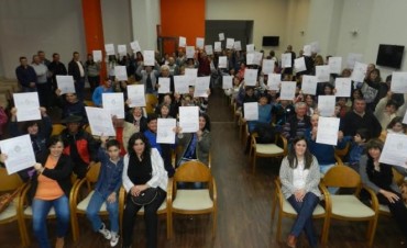 SE ENTREGARON 212 ESCRITURAS MÁS A VECINOS DEL DISTRITO