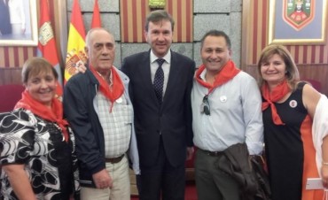 TRESLOMENSES CON EL ALCALDE DE BURGOS