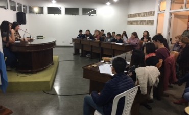 SE REUNIO EL CONCEJO DELIBERANTE JUVENIL. APROBARON 6 PROYECTOS.