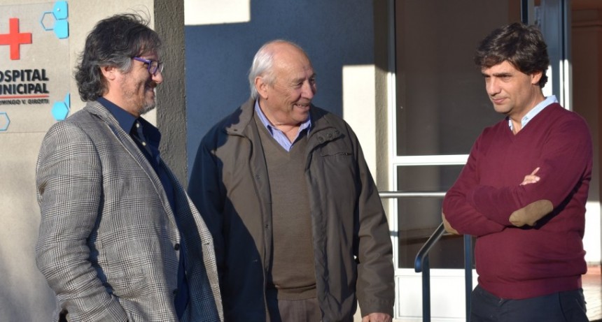 EL MINISTRO DE ECONOMIA PROVINCIAL HERNAN LACUNZA VISITO TRES LOMAS