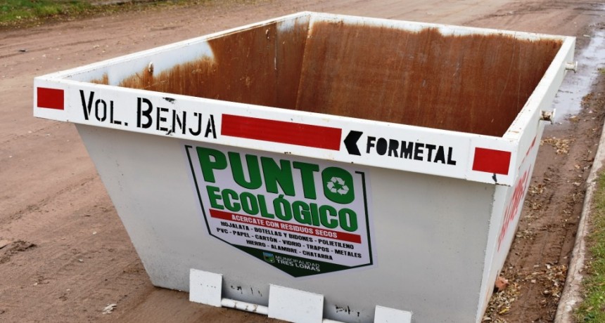 EL MUNICIPIO COLOCO VOLQUETES PARA JUNTAR RESIDUOS SECOS