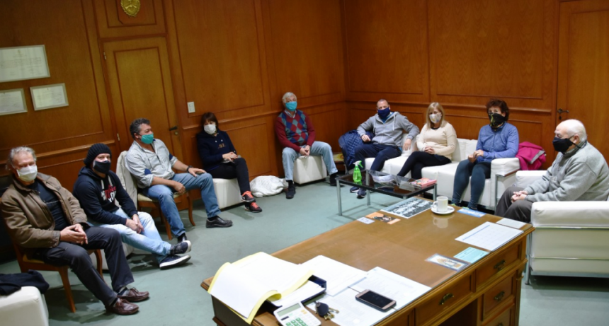 LOS CONCEJALES DEL FJV SE REUNIERON CON EL INTENDENTE